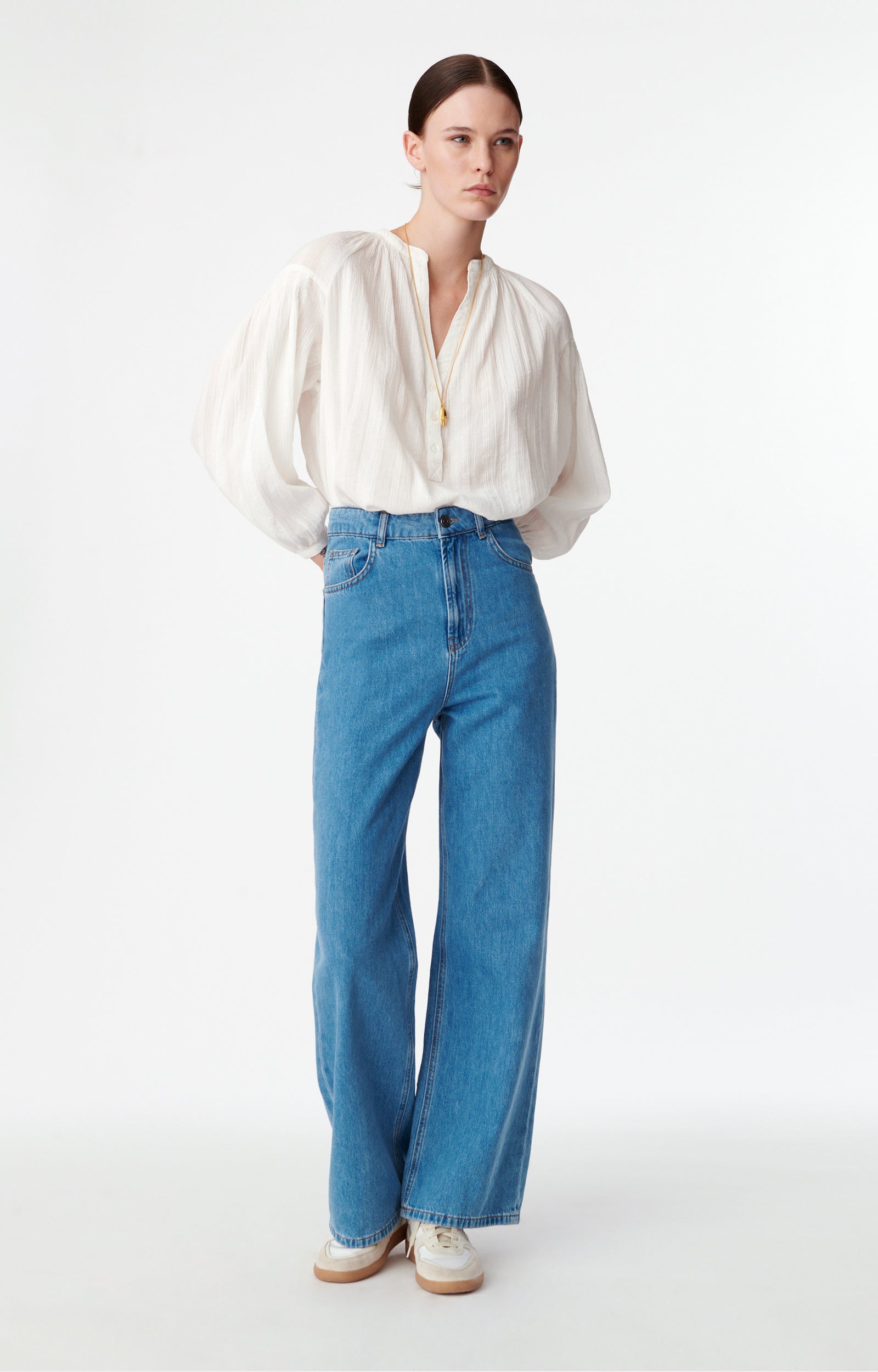13 QTY NEW // INDIGO CLAIR / Jean Droit Tybalt - INDIGO CLAIR