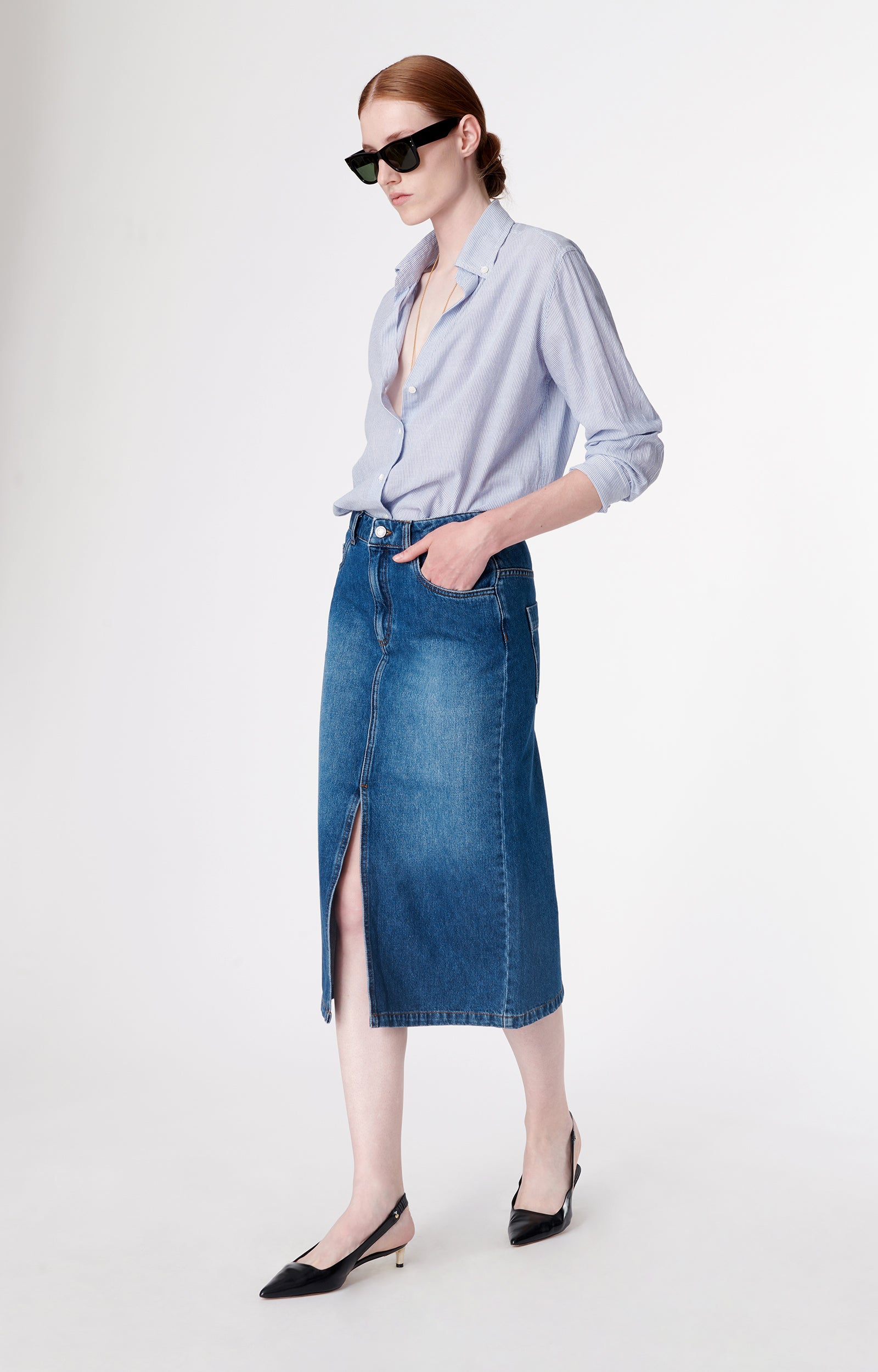 27 QTY NEW // ROYAL / Jupe Bastia - ROYAL