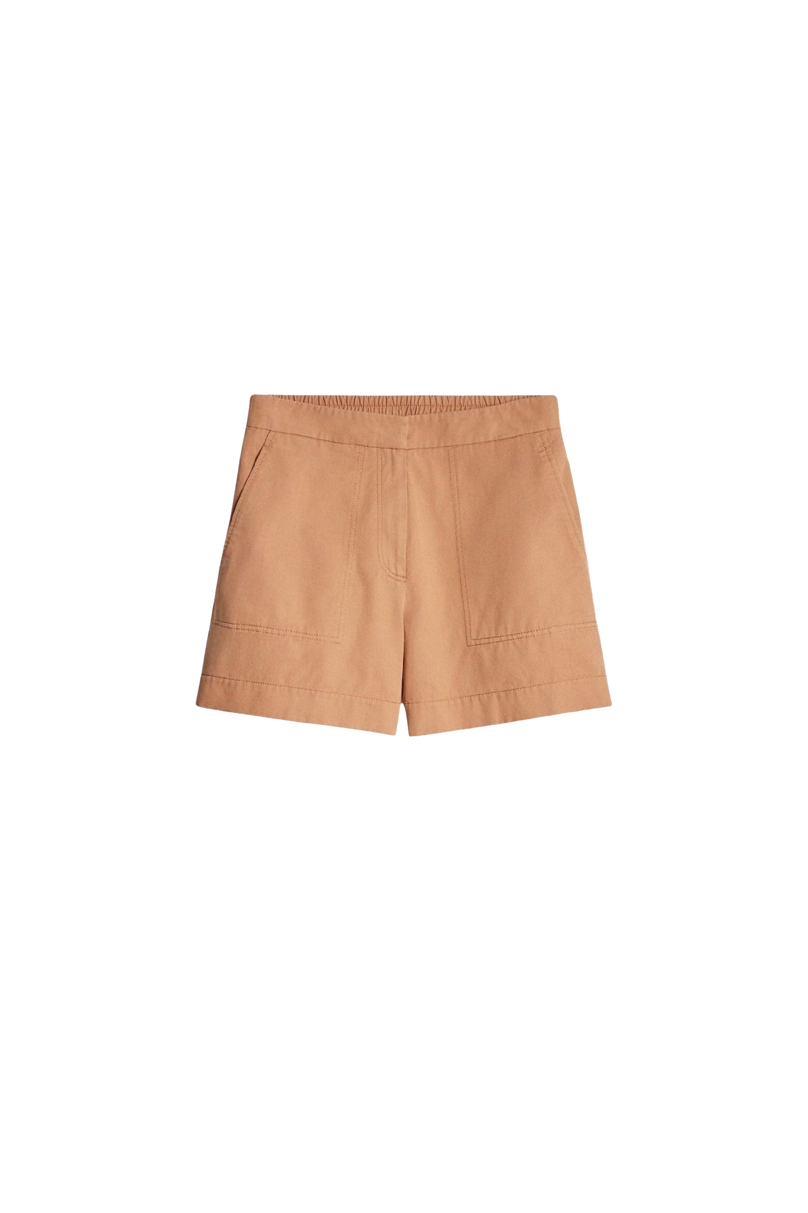 Ernest cotton shorts - Camel