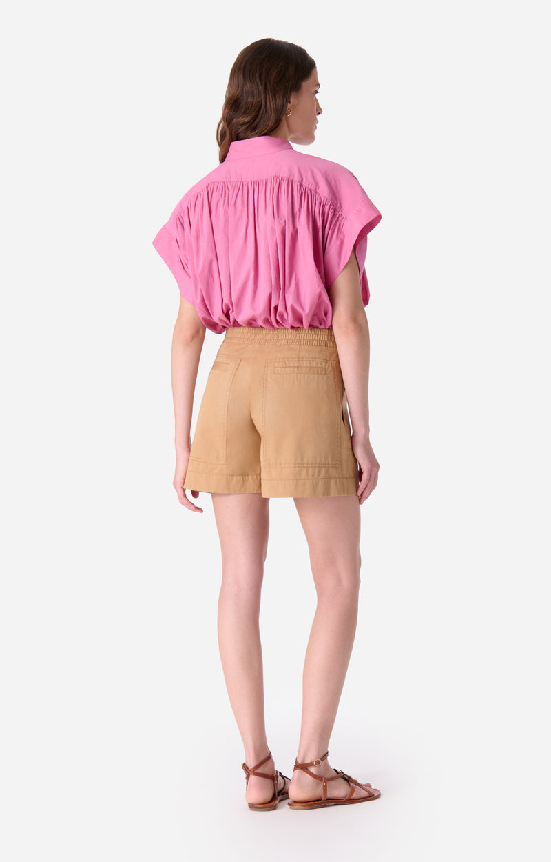 RECO : 60 // Short Ernest en coton - Camel