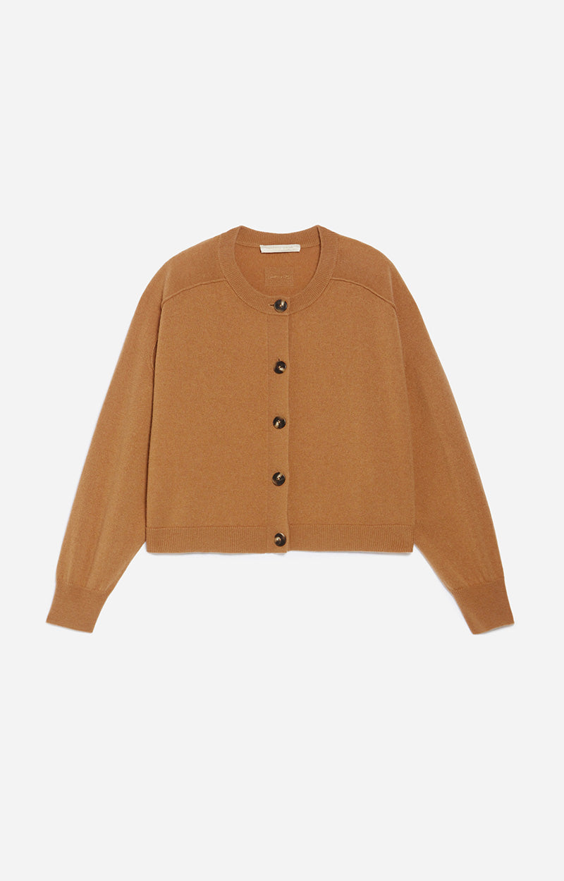 22 QTY NEW // CAMEL / Cardigan Douve - CAMEL