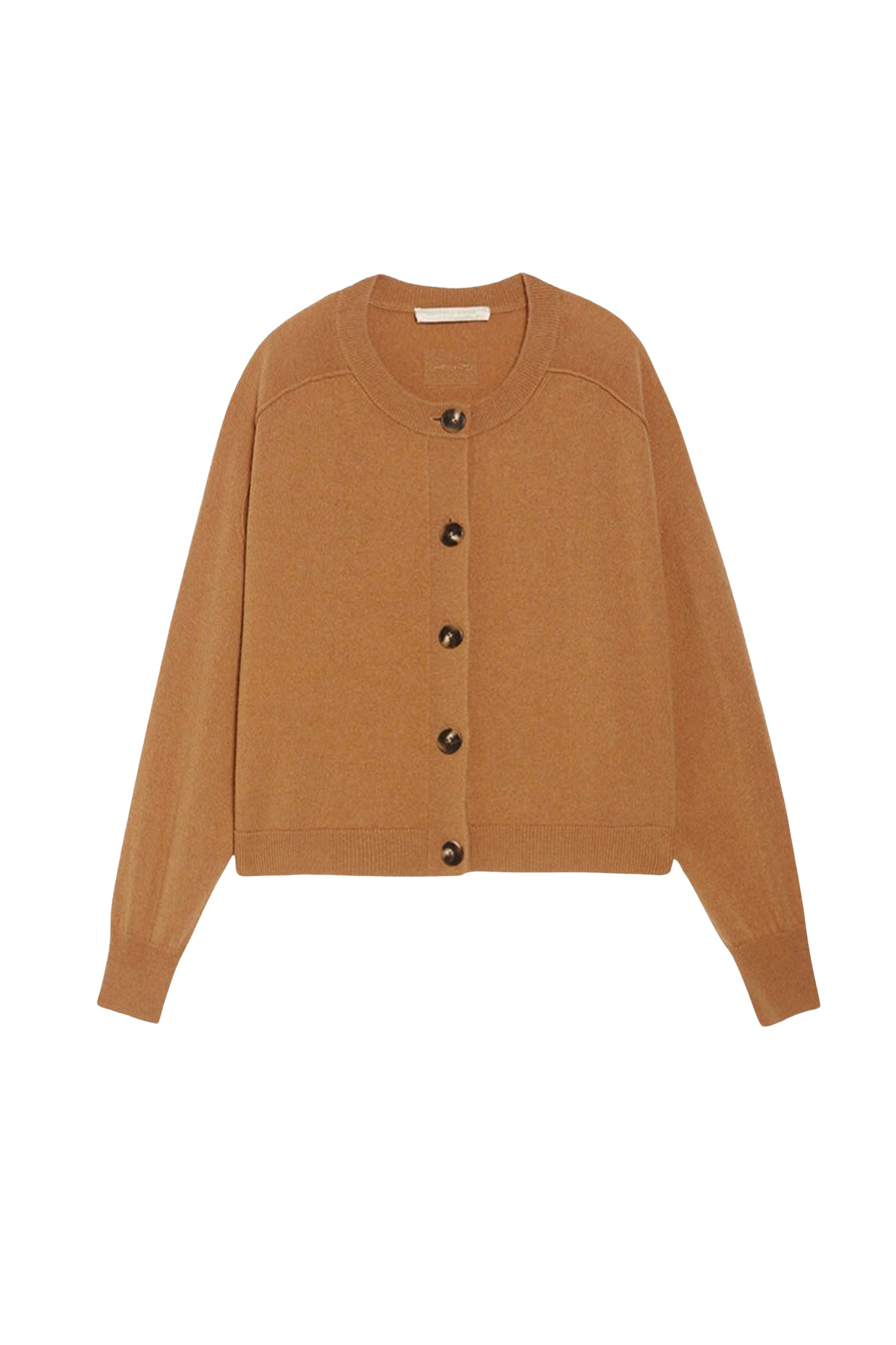 Cardigan Douve en laine - Camel
