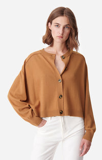 22 QTY NEW // CAMEL / Cardigan Douve - CAMEL