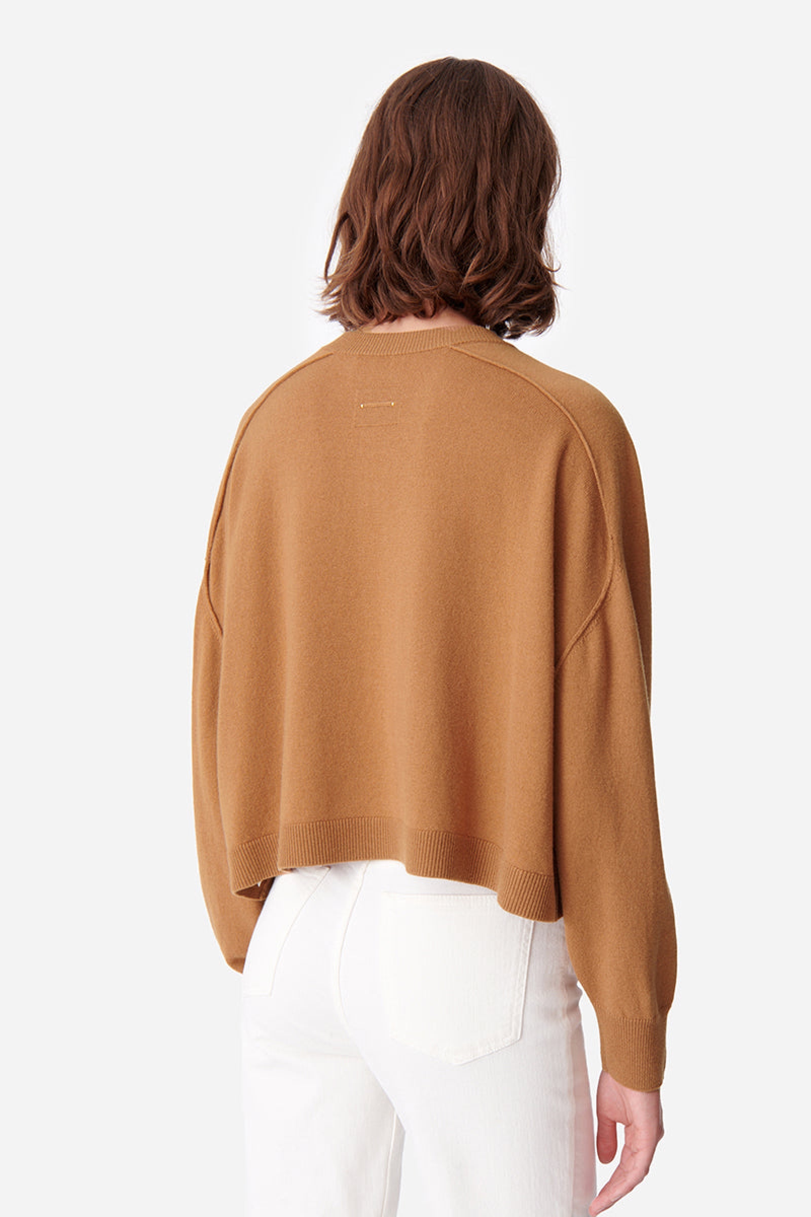 Cardigan Douve en laine - Camel