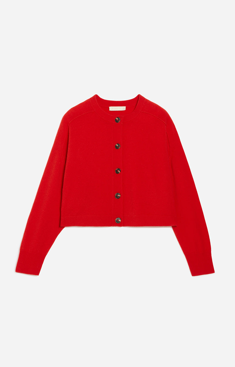 20 QTY NEW // COQUELICOT / Cardigan Douve - COQUELICOT