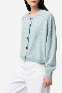 RECO : 110 // Cardigan Douve en laine - Pistache