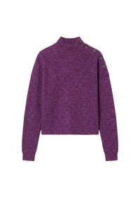 Pull à col montant Benson en laine - Mure