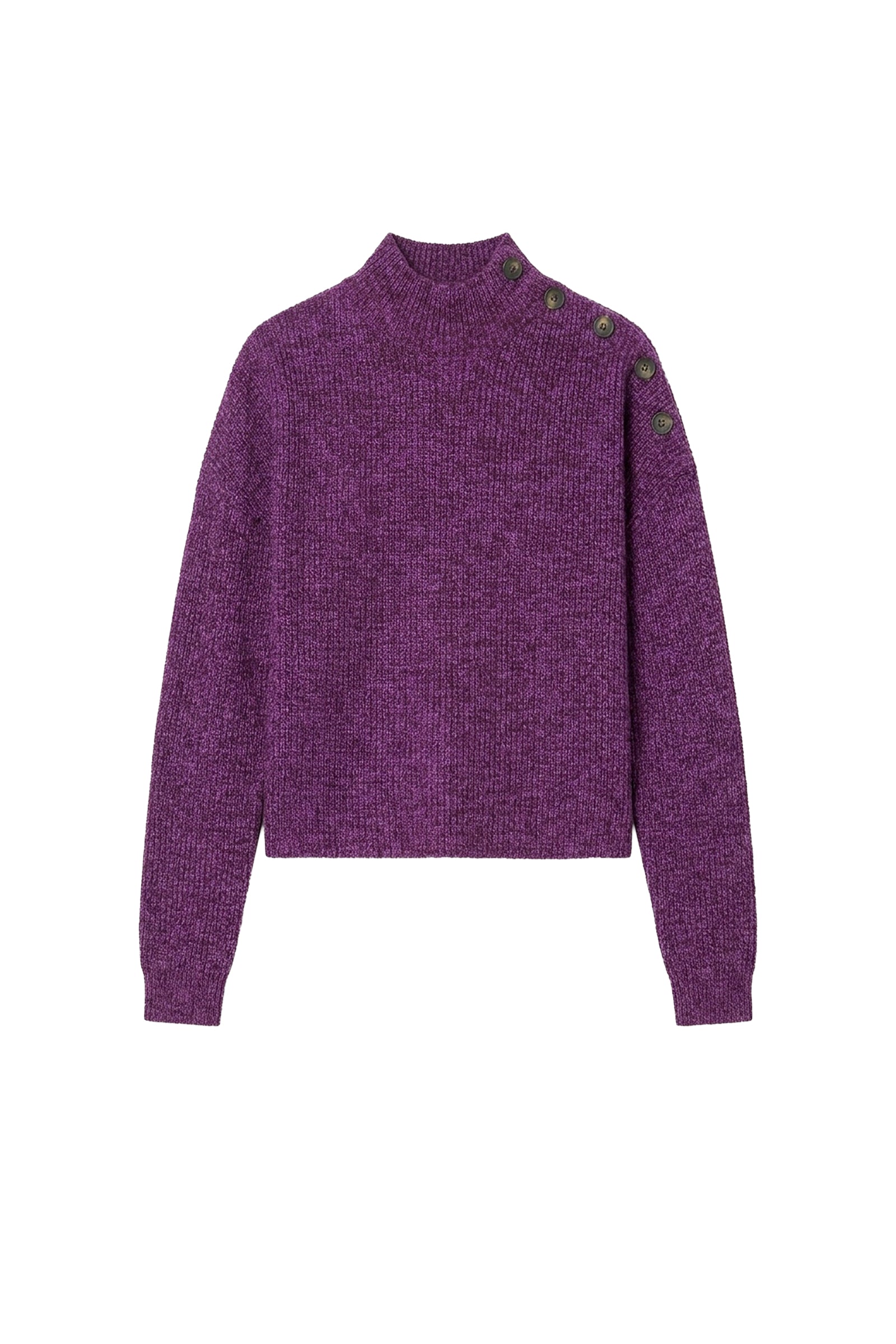 Pull à col montant Benson en laine - Mure