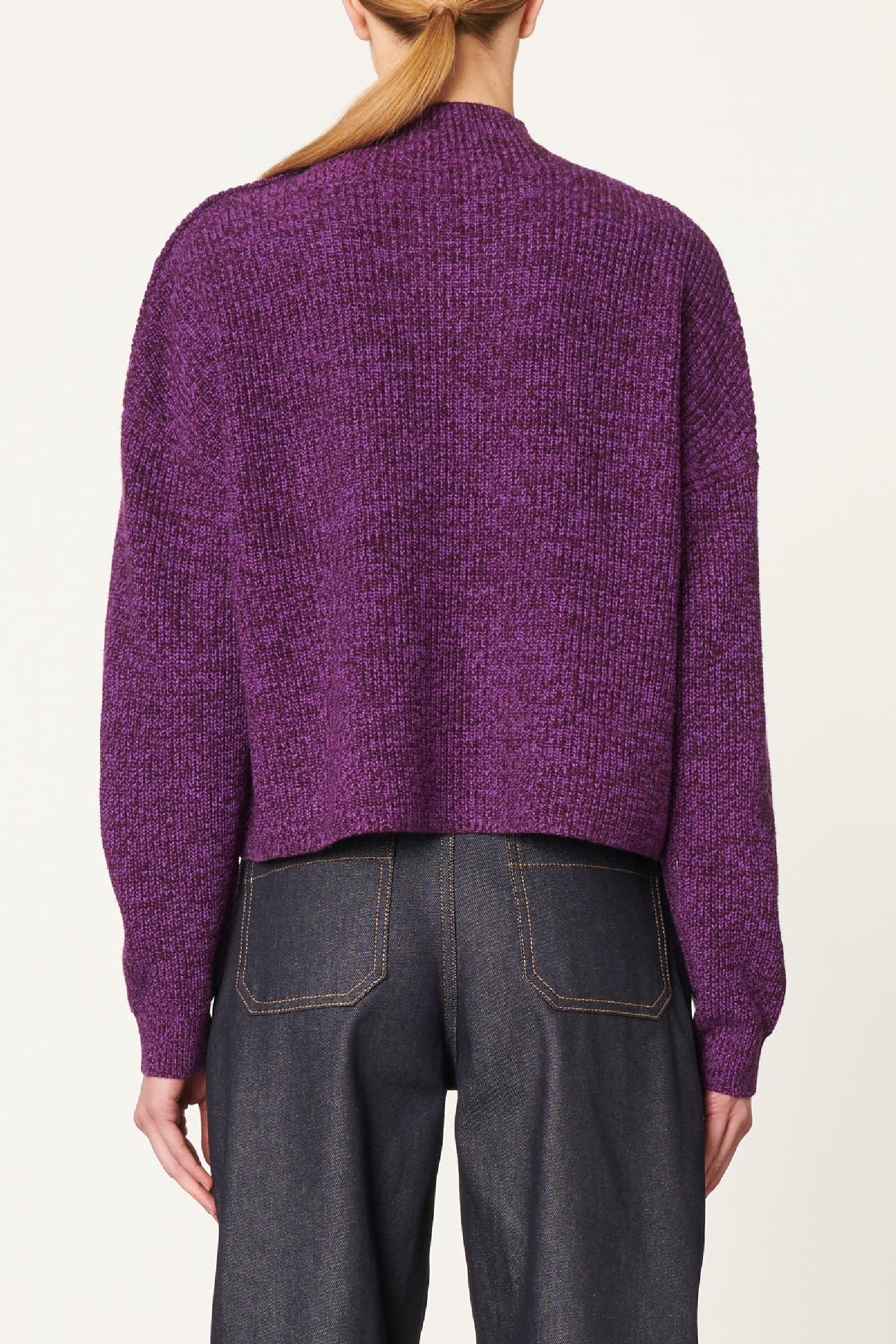 Pull à col montant Benson en laine - Mure