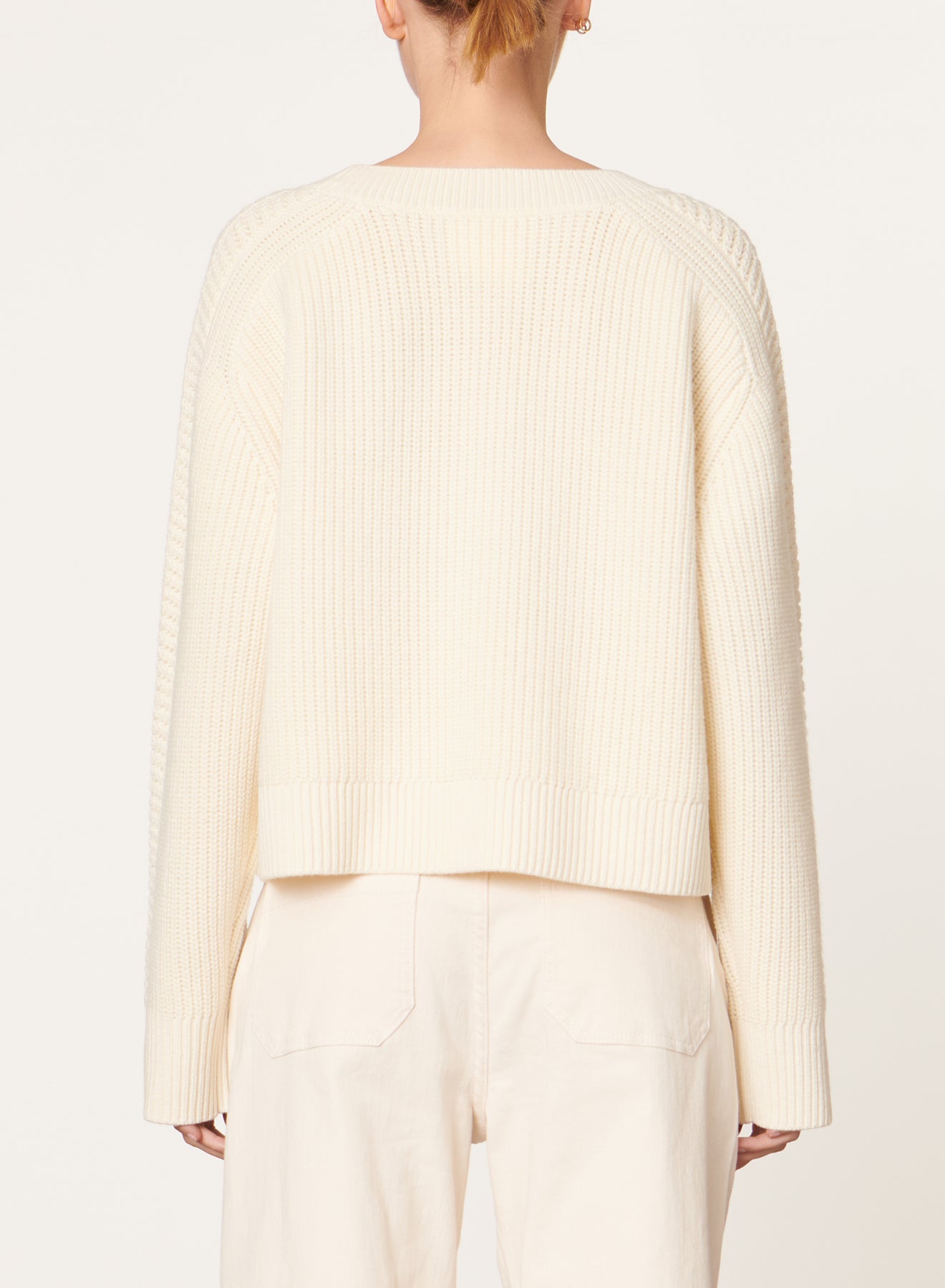 11 QTY NEW // IVOIRE / Pull Doreen - IVOIRE