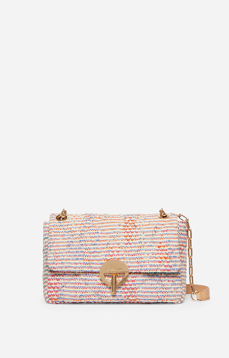 2 QTY NEW // MULTICOLORE / Grand Sac Moon en Coton Mélangé - MULTICOLORE