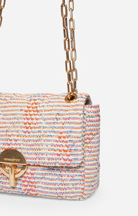 2 QTY NEW // MULTICOLORE / Grand Sac Moon en Coton Mélangé - MULTICOLORE