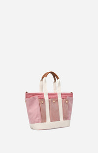 11 QTY RELIQUAT 110 // MULTICO/ROSE / Cabas S Multipoches - MULTICO/ROSE