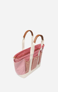 11 QTY RELIQUAT 110 // MULTICO/ROSE / Cabas S Multipoches - MULTICO/ROSE
