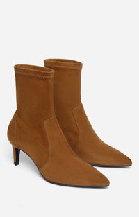 Bottines 60 en cuir - Noisette