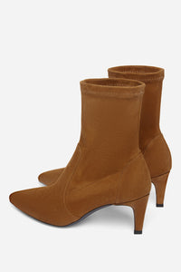 Bottines 60 en cuir - Noisette