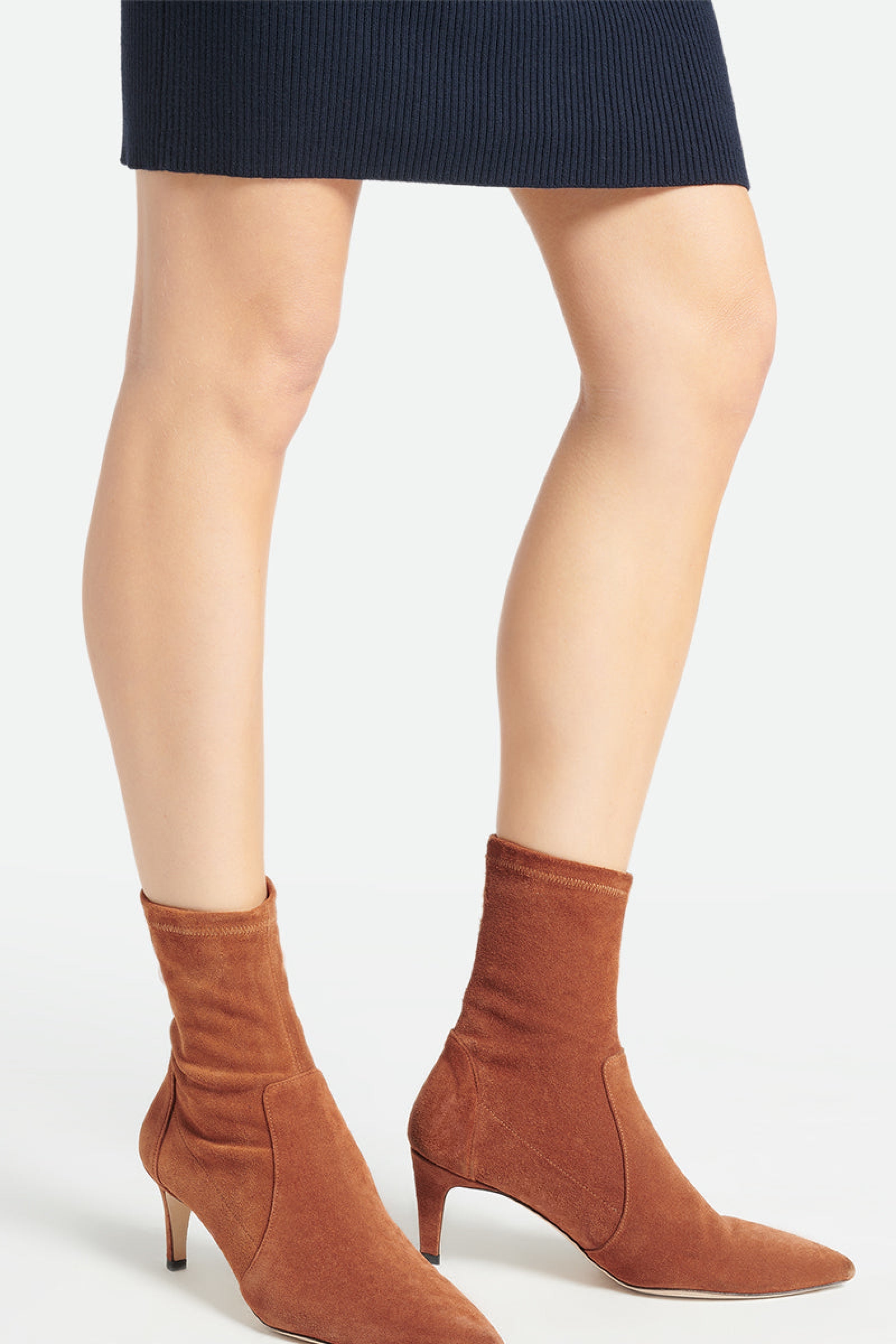 Leather 60 ankle boots - Hazelnut