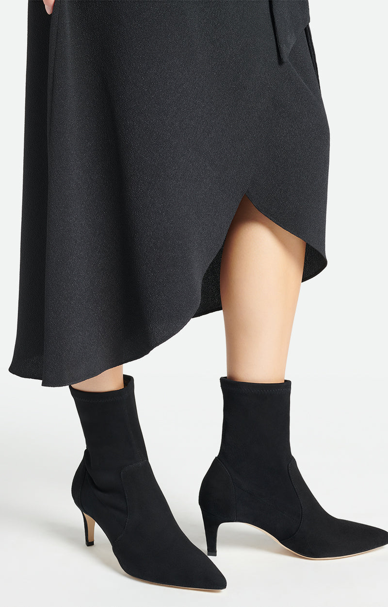 Bottines 60 en cuir - Noir