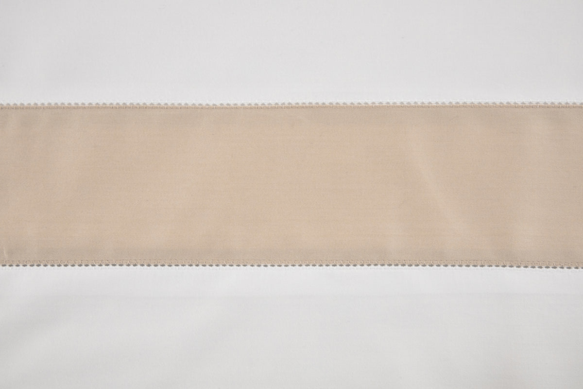 BICOLORE  -DOUBLE KING PARURE HOUSSE DE COUETTE AVEC 2 TAIE D'OREILLER 51X71 ET UN DRAP PLAT