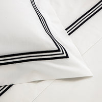 TRIPLO POPELINE -DOUBLE KING PARURE HOUSSE DE COUETTE AVEC 2 TAIE D'OREILLER 51X71 ET UN DRAP PLAT