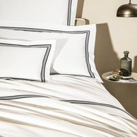 TRIPLO POPELINE -DOUBLE KING PARURE HOUSSE DE COUETTE AVEC 2 TAIE D'OREILLER 50X80 ET UN DRAP PLAT