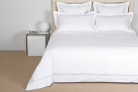 TRIPLO POPELINE -DOUBLE KING PARURE HOUSSE DE COUETTE AVEC 2 TAIE D'OREILLER 50X80 ET UN DRAP PLAT