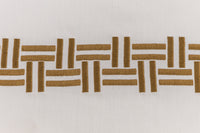 BASKET WEAVE EMBROIDERY / STANDARD PARURE HOUSSE DE COUETTE