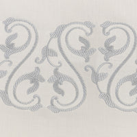 ORNATE MEDALLION EMBROIDERY -DOUBLE KING PARURE HOUSSE DE COUETTE AVEC 2 TAIE D'OREILLER 51X71 ET UN DRAP PLAT