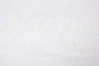 ORNATE MEDALLION EMBROIDERY / DOUBLE HOUSSE DE COUETTE SET AVEC 2 TAIE D'OREILLER 51X71  AVEC UN DRAP PLAT