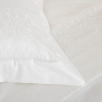 Parure housse de couette 4 pcs Ornate Medallion en coton - Milk & Milk