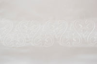 ORNATE MEDALLION EMBROIDERY -DOUBLE KING PARURE HOUSSE DE COUETTE AVEC 2 TAIE D'OREILLER 51X71 ET UN DRAP PLAT