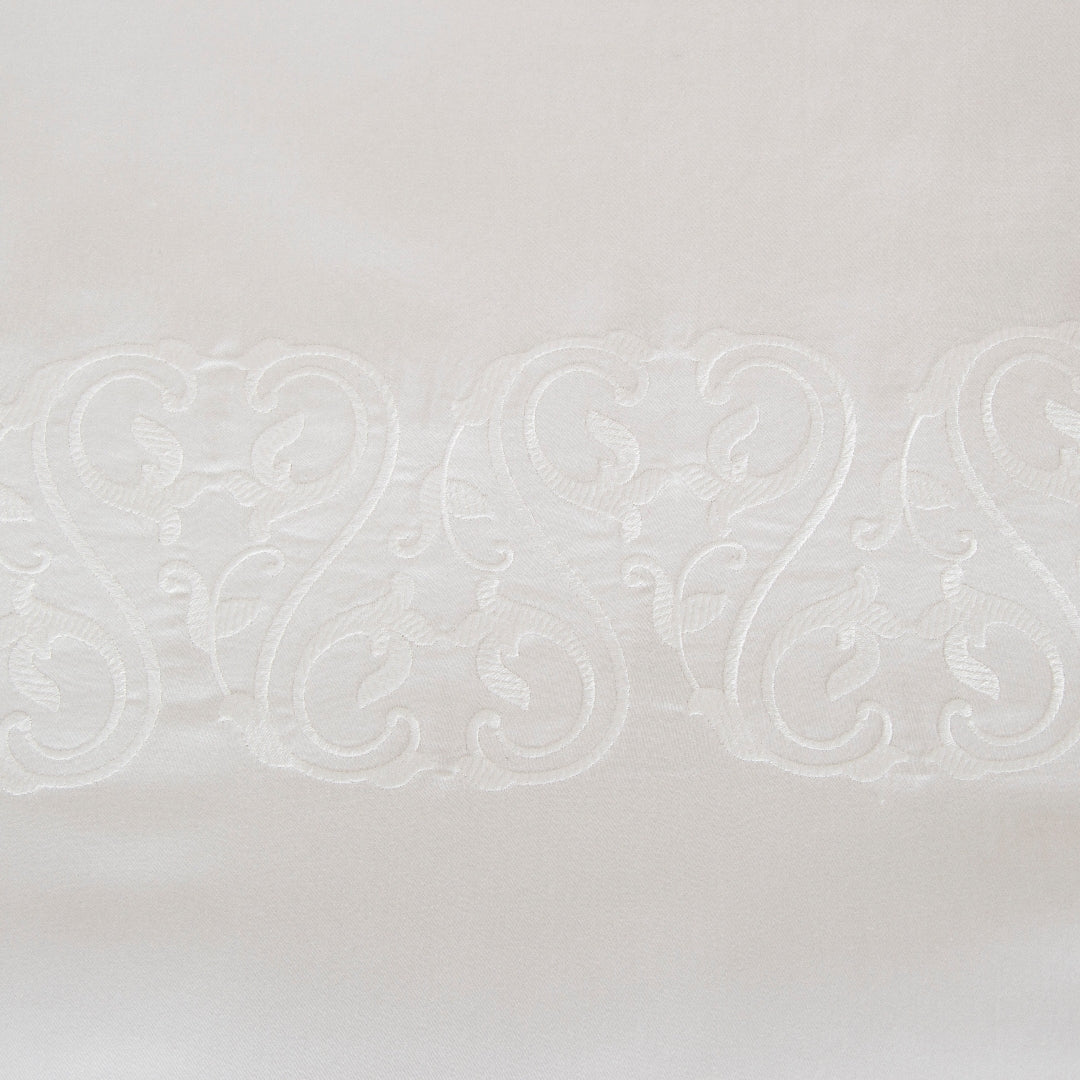 Parure housse de couette 4 pcs Ornate Medallion en coton - Milk & Milk