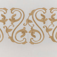ORNATE MEDALLION EMBROIDERY / DOUBLE HOUSSE DE COUETTE SET AVEC 2 TAIE D'OREILLER 51X71  AVEC UN DRAP PLAT