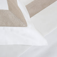 Parure housse de couette 4 pcs Forever Bordo Yd en coton - Milk & Bronze