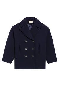 Berlin wool coat - Navy