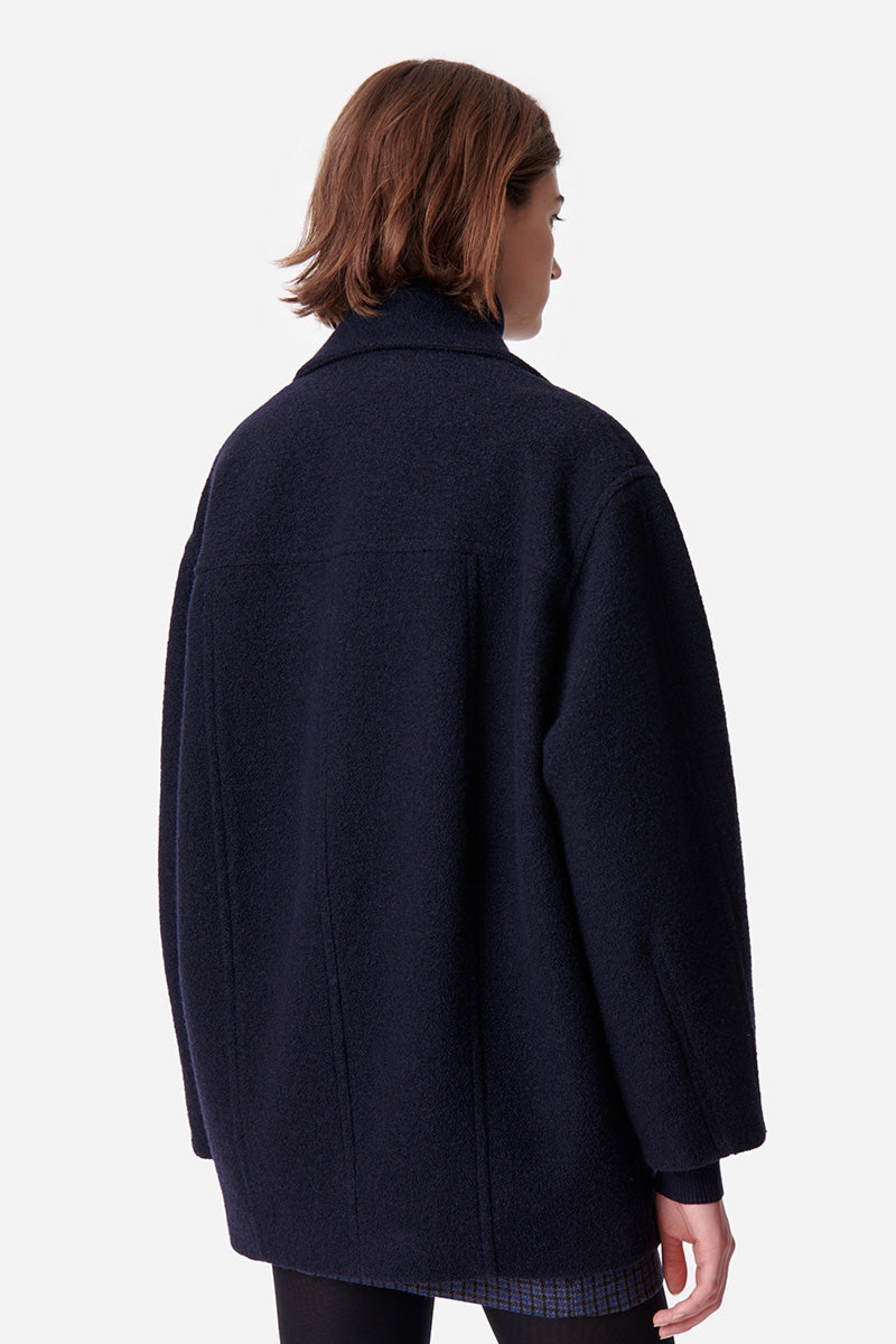 Berlin wool coat - Navy
