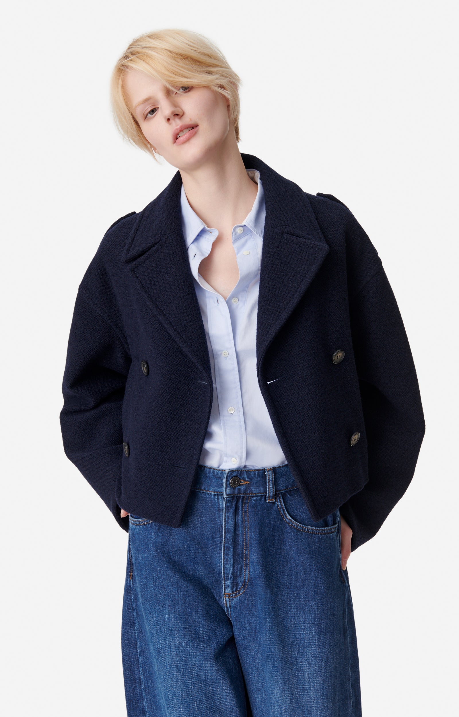 46 QTY NEW // MARINE / Caban Beran - MARINE