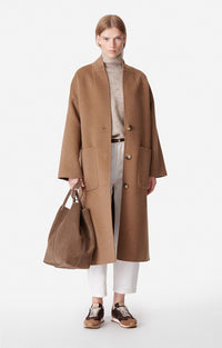 16 QTY NEW // CAMEL / Manteau Bachir - CAMEL
