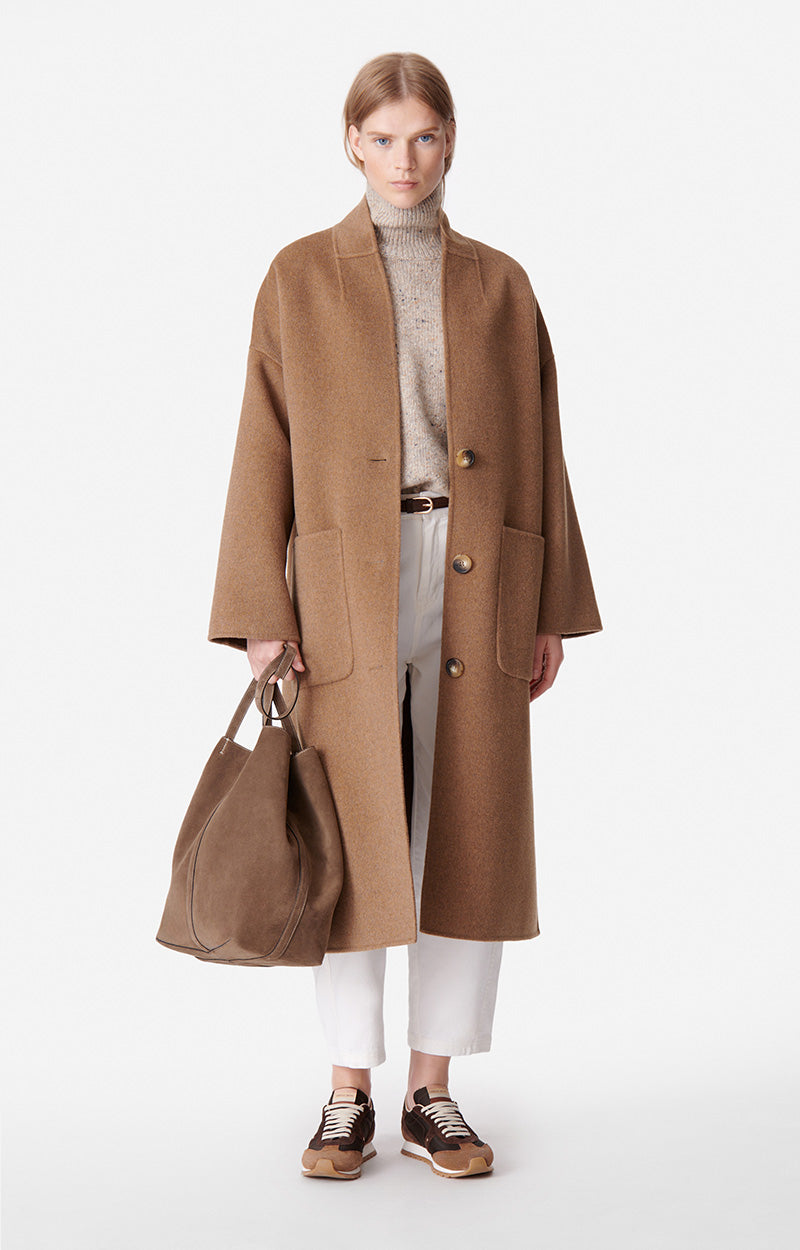 16 QTY NEW // CAMEL / Manteau Bachir - CAMEL