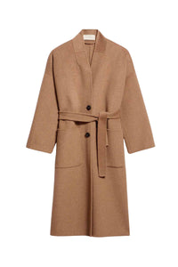 Manteau Bachir en laine - Camel