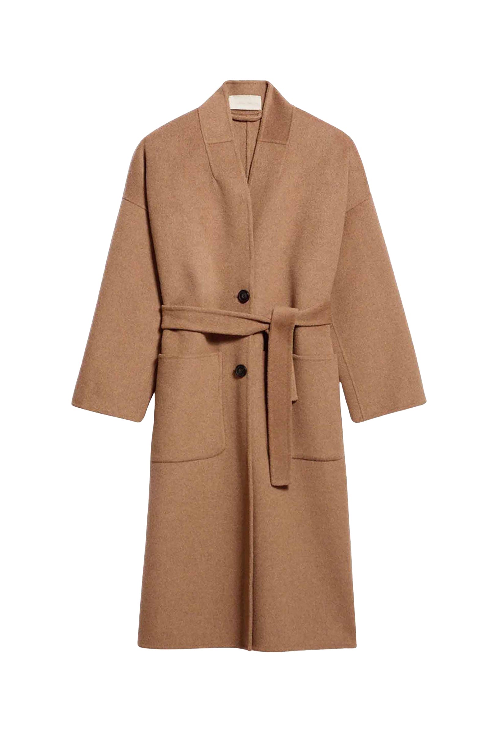 Manteau Bachir en laine - Camel
