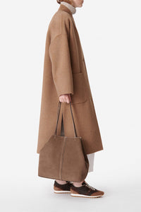 Manteau Bachir en laine - Camel