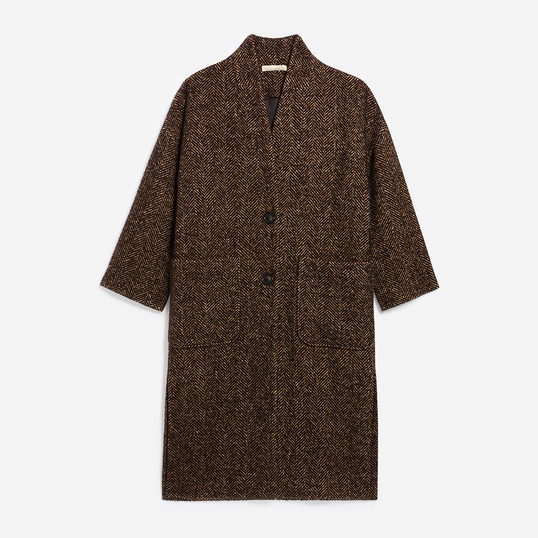 18 QTY NEW // MARRON / Manteau Bachir - MARRON