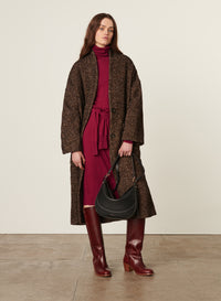 18 QTY NEW // MARRON / Manteau Bachir - MARRON