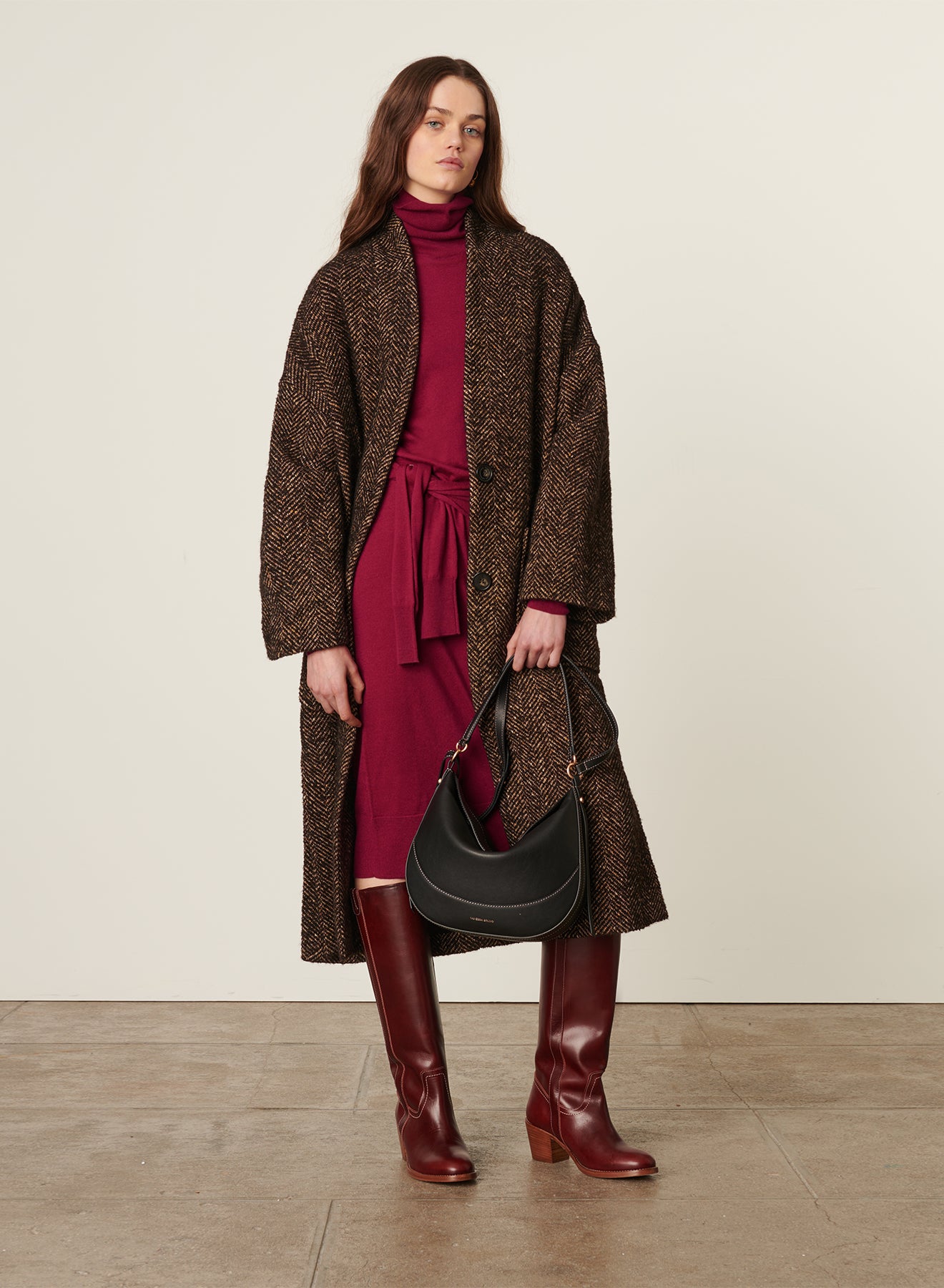 18 QTY NEW // MARRON / Manteau Bachir - MARRON