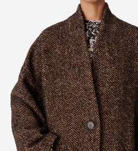 18 QTY NEW // MARRON / Manteau Bachir - MARRON