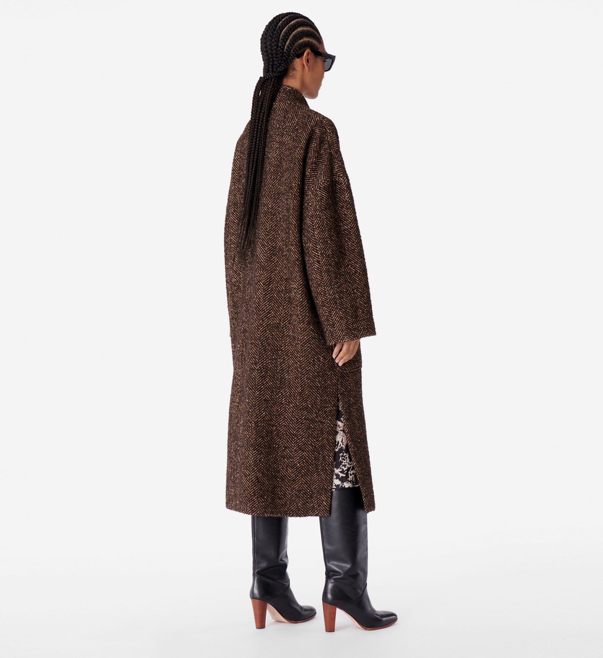 18 QTY NEW // MARRON / Manteau Bachir - MARRON