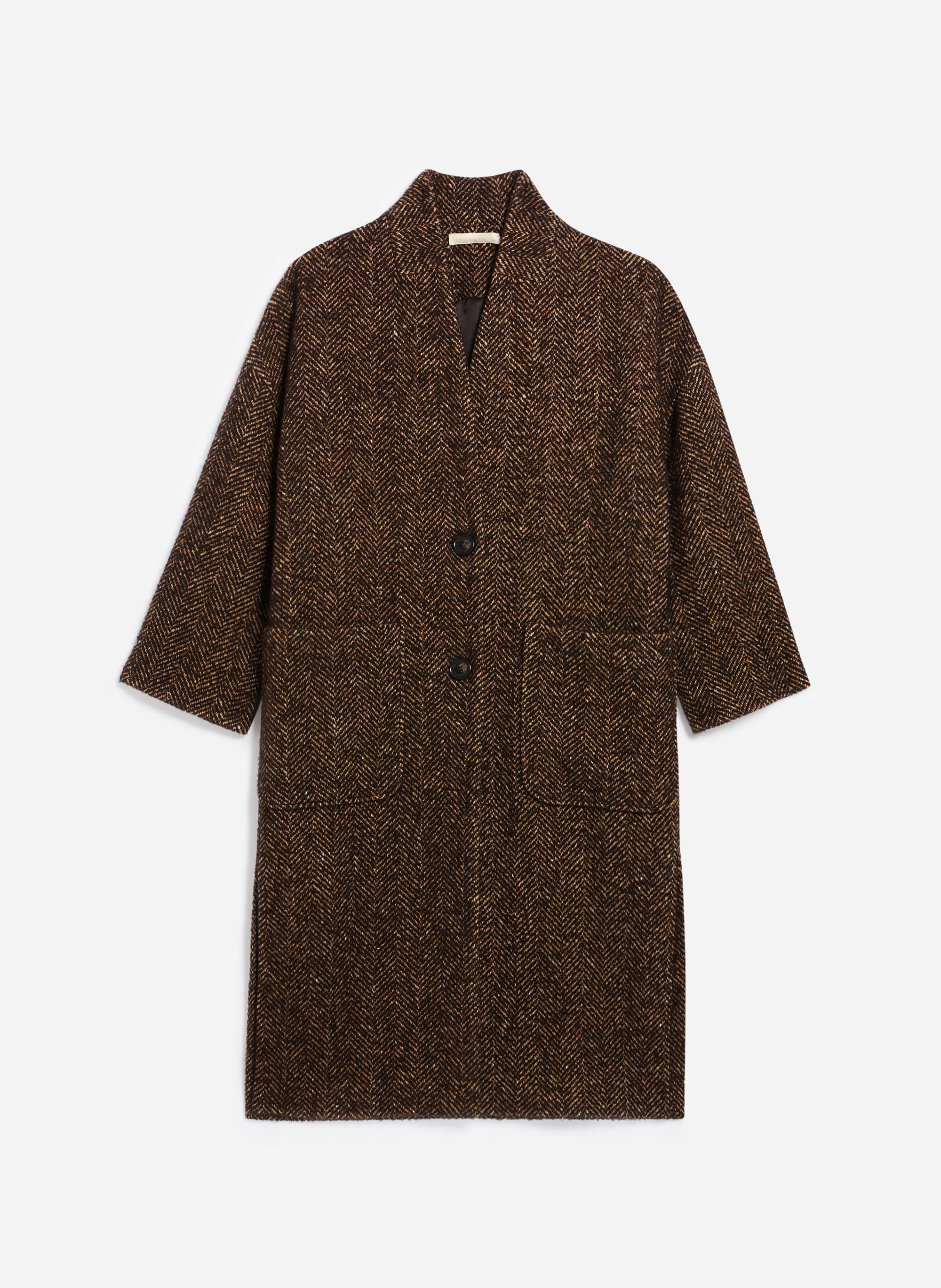 18 QTY NEW // MARRON / Manteau Bachir - MARRON