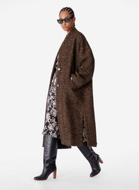 18 QTY NEW // MARRON / Manteau Bachir - MARRON