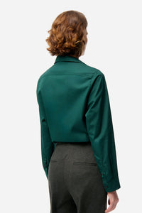 Chemise Dim en coton - Vert Paon